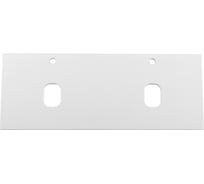 Столешница BelBagno из МДФ с двумя отверстиями под раковину и с двумя отверстиями под смеситель, 1404x462x19 Bianco Opaco EK-140-2-BO