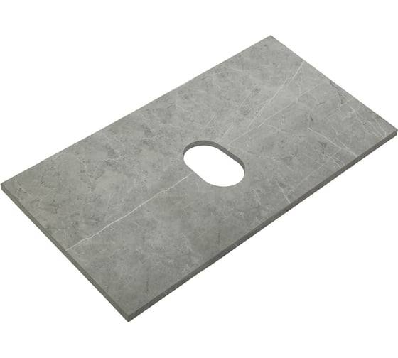 Столешница BelBagno из керамогранита, без отверстия под смеситель 800x460 Marmo Grigio Lucido KEP-80-MGL-W0