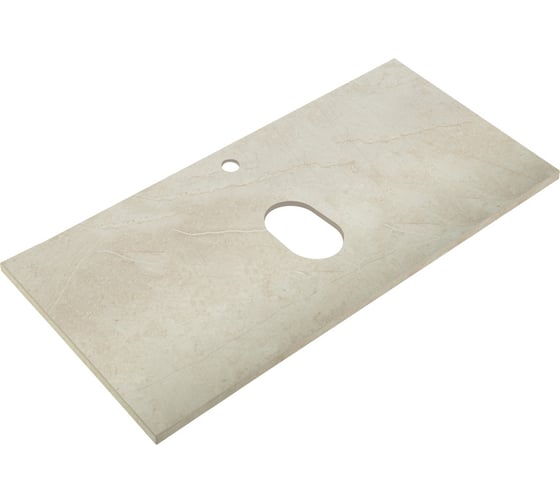 Столешница BelBagno из керамогранита 1000x460 Marmo Crema Opaco KEP-100-MCO