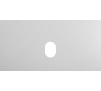 Столешница BelBagno из керамогранита, без отверстия под смеситель 916x468 Bianco Opaco KEP-90-BO-W0