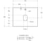 Столешница BelBagno из керамогранита 616x468 Cemento KEP-60-CEM 2