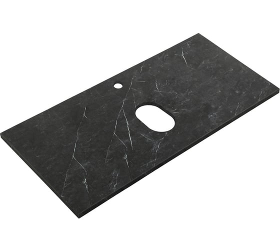 Столешница BelBagno из керамогранита 1000x460 Marmo Nero Opaco KEP-100-MNO