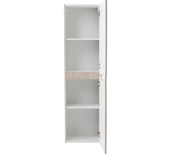 Подвесной шкаф BelBagno FLY-MARINO с двумя распашными дверцами с доводчиками, с двумя полками, правостороний, Rovere grigio, 400x300x1500, FLY-MARINO-1500-2A-SC-RG-P-R