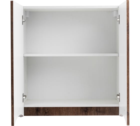 Шкаф подвесной BelBagno FLY-MARINO с двумя распашными дверцами с доводчиками, двойной, Rovere Moro, 700x300x750, FLY-MARINO-700-2A-SC-RW-P