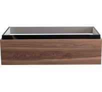 База под раковину CEZARES SLIDER подвесная, с одним выкатным ящиком, Орех Дымчатый SLIDER-1000-1C-SO-NA-P
