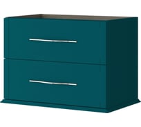 База подвесная под раковину CEZARES TIFFANY с двумя выдвижными ящиками, Blu Petrolio 54950