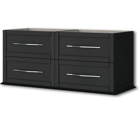 База под раковину CEZARES TIFFANY с 4-мя выдвижными ящиками Nero grafite 54955