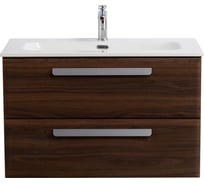 База под раковину CEZARES ECO-CER-N подвесная с двумя выкатными ящиками, Орех шоколад Софт, 800x457x500, ECO-CER-N-800-2C-SO-NCS-P