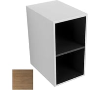 Шкаф подвесной CEZARES ELETTRA с открытыми полками, Rovere tabacco, 30x44x55 55531