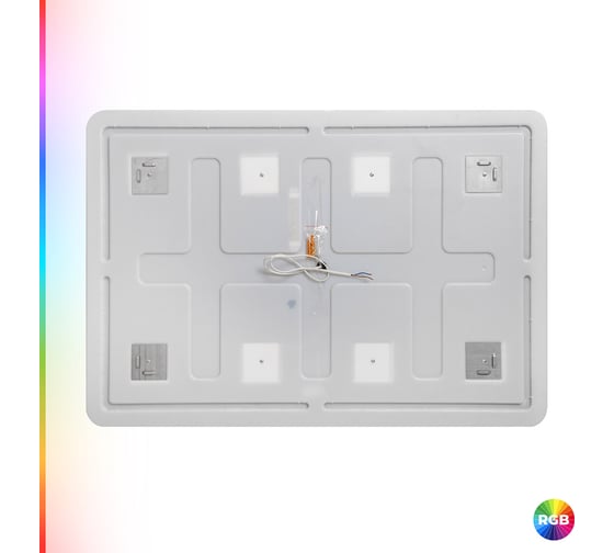 Зеркало со встроенной разноцветной подсветкой RGB и сенсорным выключателем Cezares MULTICOLORE , 12V, 220-240V, 1000x800x30 CZR-SPC-MC-1000-800-RGB-TCH