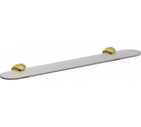 Стеклянная полка для ванной Wonzon & Woghand глянцевое золото WW-8427-LG