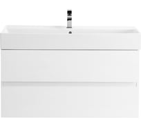 База под раковину CEZARES MOLVENO 46 подвесная с двумя выкатными ящиками, Bianco Ghiaccio, 800x460x500, MOLVENO 46-80-2C-SO-BG