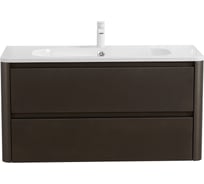 База под раковину CEZARES RELAX подвесная с двумя выкатными ящиками, Оружейная сталь, 996x478x500, RELAX-1000-2C-SO-GM