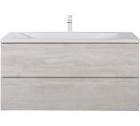 База под раковину CEZARES MOLVENO подвесная с двумя выкатными ящиками, Legno Bianco, 1000x500x500, MOLVENO-100-2C-SO-LB