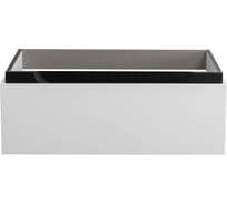 База под раковину CEZARES SLIDER подвесная с одним выкатным ящиком, Bianco Opaco, 796x476x300, SLIDER-800-1C-SO-BO