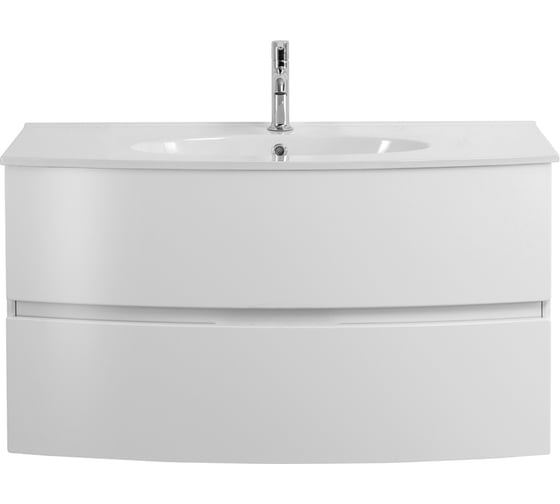 База под раковину CEZARES ELETTRA с двумя выдвижными ящиками Bianco opaco, 100x51x55 55525