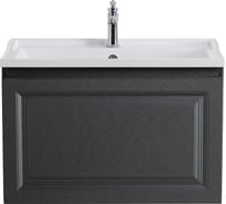 База под раковину CEZARES GIUBILEO-N подвесная с одним внешним и одним внутренним выкатными ящиками, Титан, 796x443x500, GIUBILEO-N-80-1C-SO-TIT-P