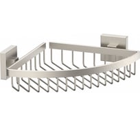 Полка для ванной угловая Wonzon & Woghand брашированный никель WW-8944-BN