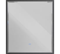 Интерьерное зеркало с контурной подсветкой, сенсорным выключателем и подогревом Cezares INTERNI 800x900, титан CZR-SPC-INT-800-900-LED-TCH-WARM-TIT