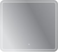 Зеркало с лазерной гравировкой, контурной подсветкой и сенсорным выключателем Cezares, 12V, 220-240V, 900x800x30 CZR-SPC-DUET-900-800-LED-TCH