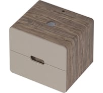 Тумба 1Marka Vortex 600х500х500П 2я орех каньон коньяк/латте фактурный Ц0000033056