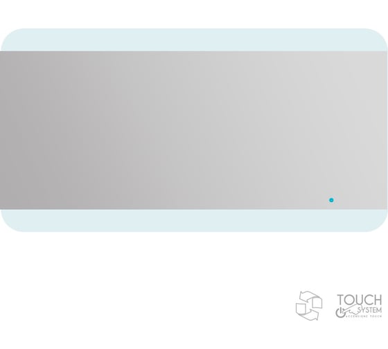 Зеркало со встроенной LED подстветкой и сенсорным выключателем Cezares Touch System, риверсивное, 136x70 45006 1