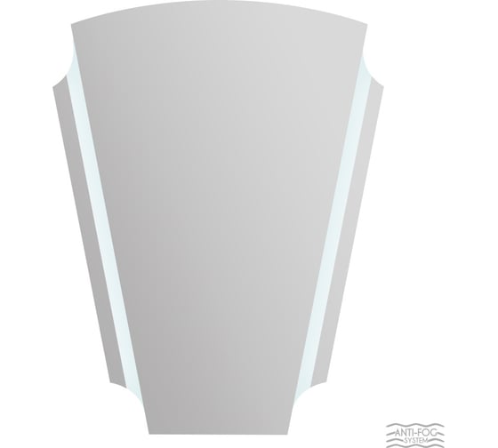 Зеркало со встроенной LED подсветкой Cezares, антизапотеванием, 700x250x920 45020