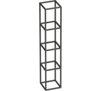 Металлическая четырёхъярусная сварная подвесная полка Cezares CADRO, 300x300x1580, CADRO-30/30/160-4C-SO-MET-ST