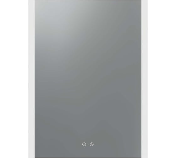 Алюминиевый зеркальный шкаф с подсветкой AQUATEK AQ7609-MLC 600х800х133, крепеж, одна зеркальная дверца, антизапотевание, акриловая подсветка 00000140662
