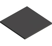 Вставка для подвесной металлической полки CEZARES CADRO Nero, 257x257 мм CADRO-30/30-MENS-NERO