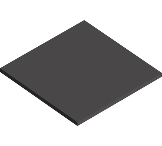 Вставка для подвесной металлической полки CEZARES CADRO Nero, 257x257 мм CADRO-30/30-MENS-NERO 1
