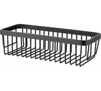 Настенная полка KAISER 31012080 Black/латунь, прямоугольная KH-5042