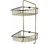 Настенная полка KAISER 20420443060 Bronze/латунь, двойная KH-5071