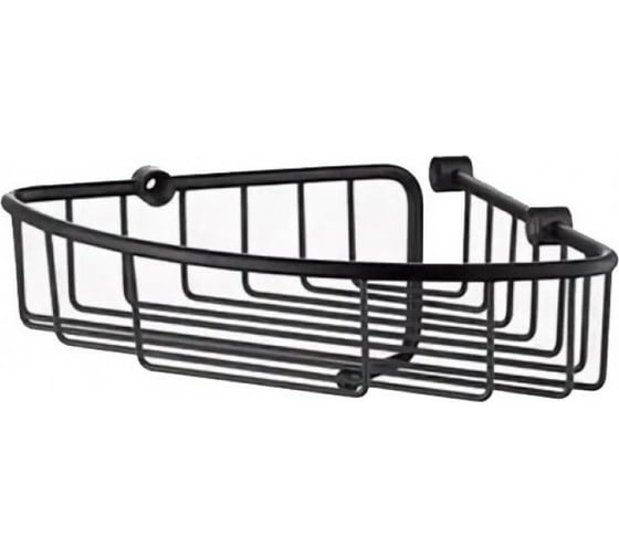 Настенная полка KAISER 21421460 103 Black/латунь, угловая KH-5012