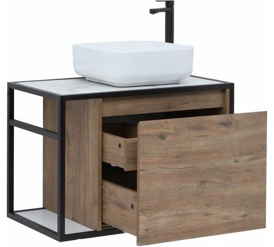Тумба Aquanet Nova Lite LOFT 75 R, дуб рустикальный 00261657