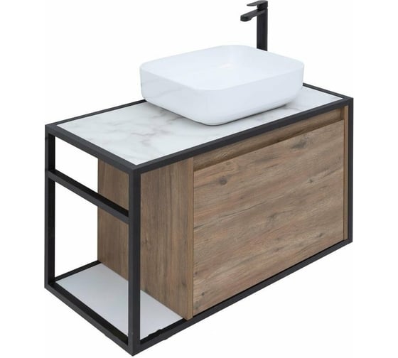 Тумба Aquanet Nova Lite LOFT 75 R, дуб рустикальный 00261657