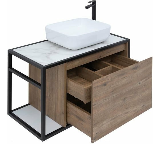 Тумба Aquanet Nova Lite LOFT 75 R, дуб рустикальный 00261657