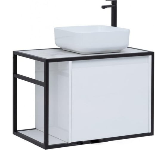Тумба Aquanet Nova Lite LOFT 90 R, белый глянец 00261651