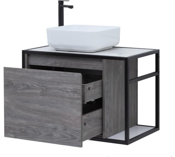 Тумба Aquanet Nova Lite LOFT 90 L, дуб рошелье 00261656