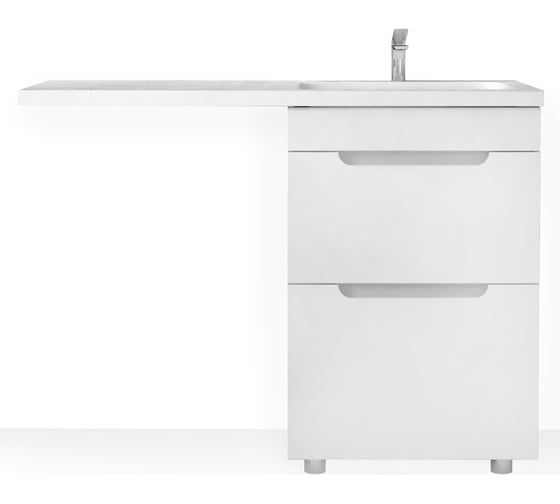 Тумба под раковину RAVAL Forte 120 правая For.01.120.R/N/W