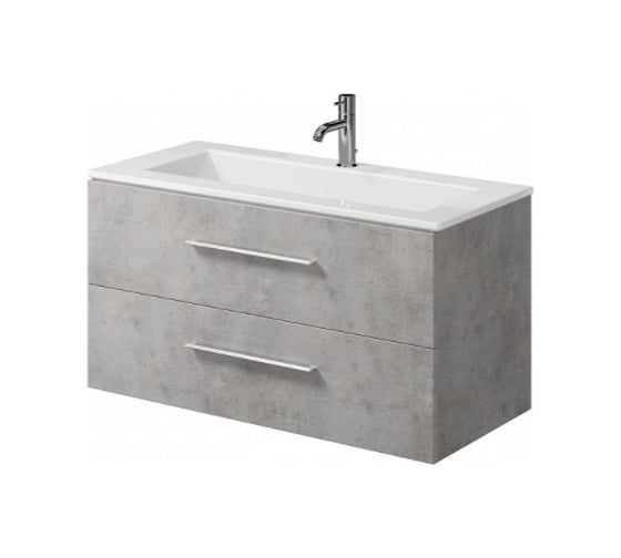 Подвесная тумба Creto Ares Beton 100, 10-1105B