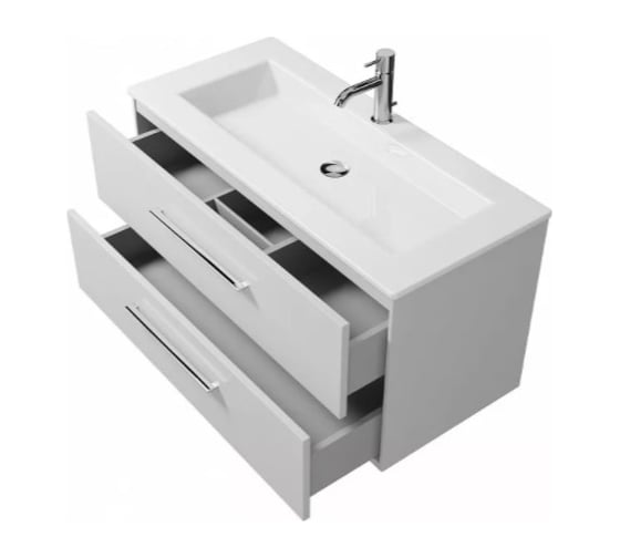 Подвесная тумба Creto Ares White 100 10-1105W