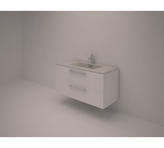 Подвесная тумба Creto Ares White 80, 10-1113W