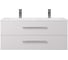 Подвесная тумба Creto Ares 120 подвесная 2 ящика, White 10-1111W 1