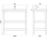 Напольная тумба Creto Provence Family Wood 85, 9-1008WF 5