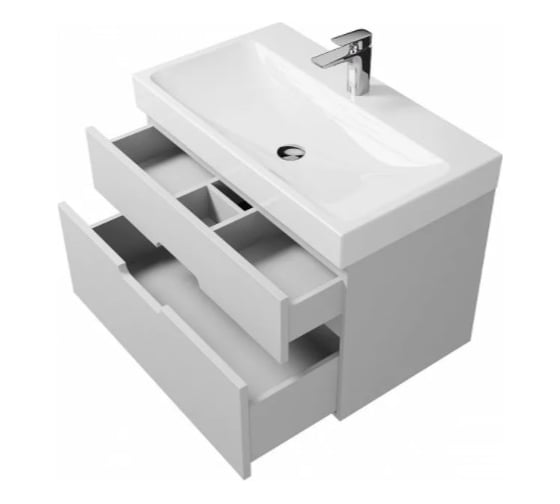 Подвесная тумба Creto Malibu White 80 7-1078W