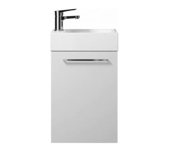 Подвесная тумба Creto Pollino White для раковины Milano 37 15-1418-1419W