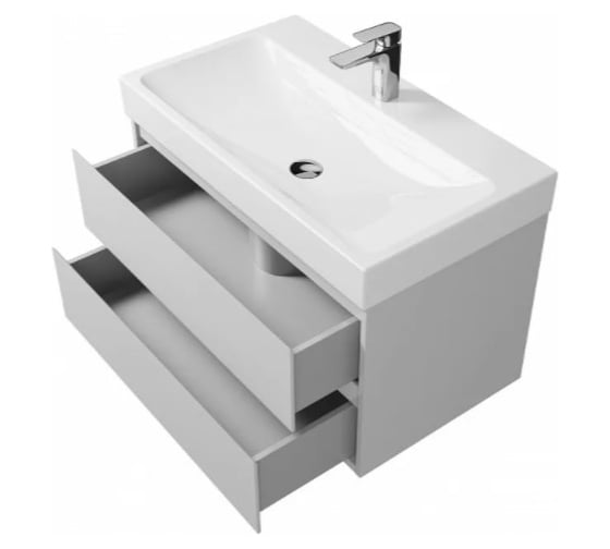 Подвесная тумба Creto Scala White 80 3-1078W