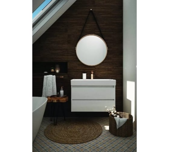 Подвесная тумба Creto Scala White 80 3-1078W