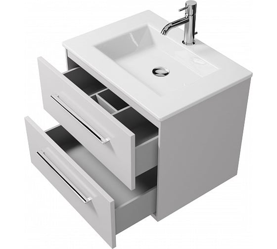 Подвесная тумба Creto Ares White 60 10-1161W